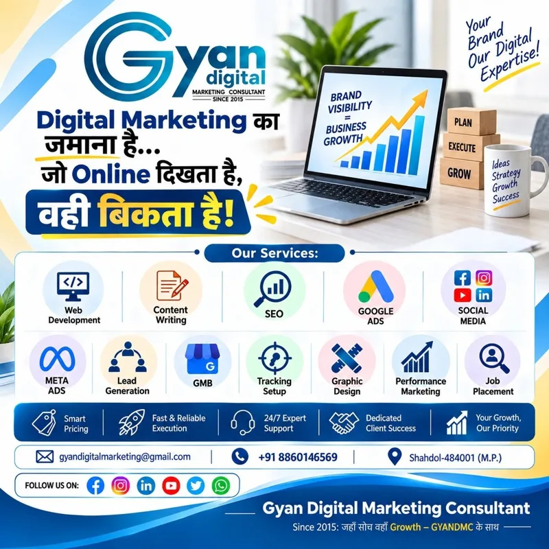 Web Development by Gyan Digital Marketing Consultant
